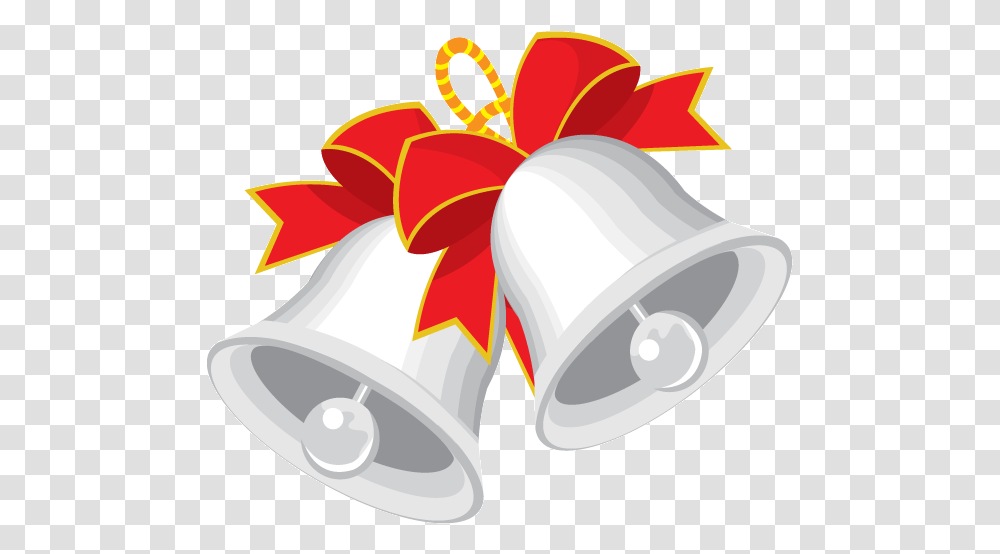 Christmas Bells Cartoon, Lamp, Lampshade, Tape, Cowbell Transparent Png