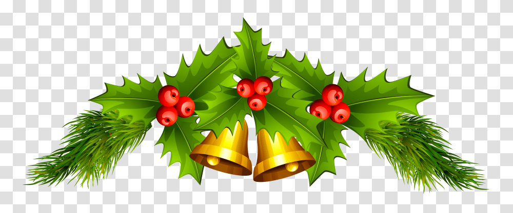 Christmas Bells Clipart, Leaf, Plant, Graphics, Tree Transparent Png