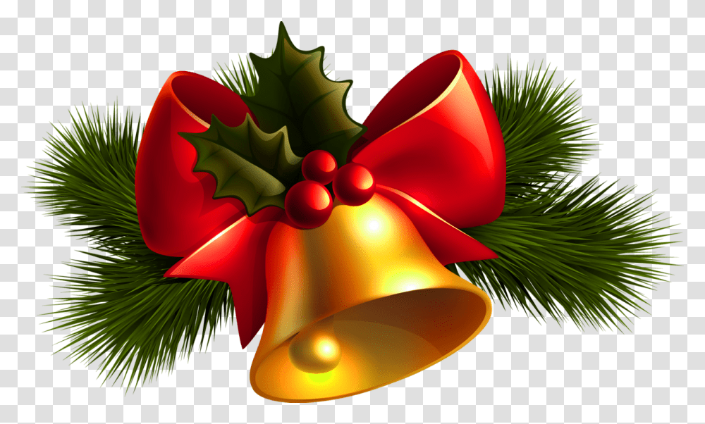 Christmas Bells Image Handbell, Plant, Lighting, Leaf, Tree Transparent Png