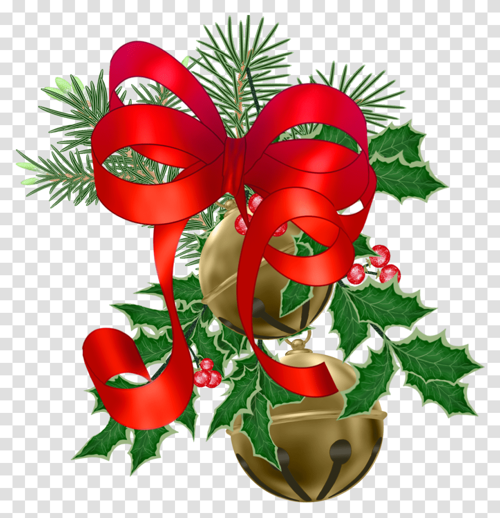 Christmas Bells Vector Illustration Christmas, Tree, Plant Transparent Png