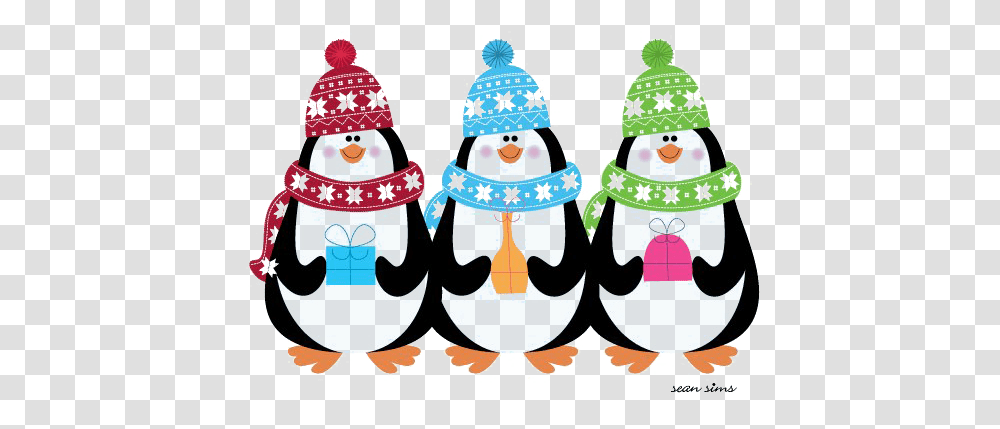 Christmas Birds Pic Arts Penguins Christmas, Nature, Outdoors, Snow, Snowman Transparent Png
