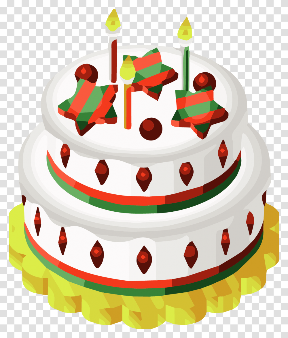 Christmas Birthday Clip Art, Cake, Dessert, Food, Birthday Cake Transparent Png