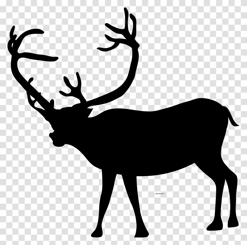Christmas Black Color Deer Clipart Black Deer Coloring Pages, Elk, Wildlife, Mammal, Animal Transparent Png