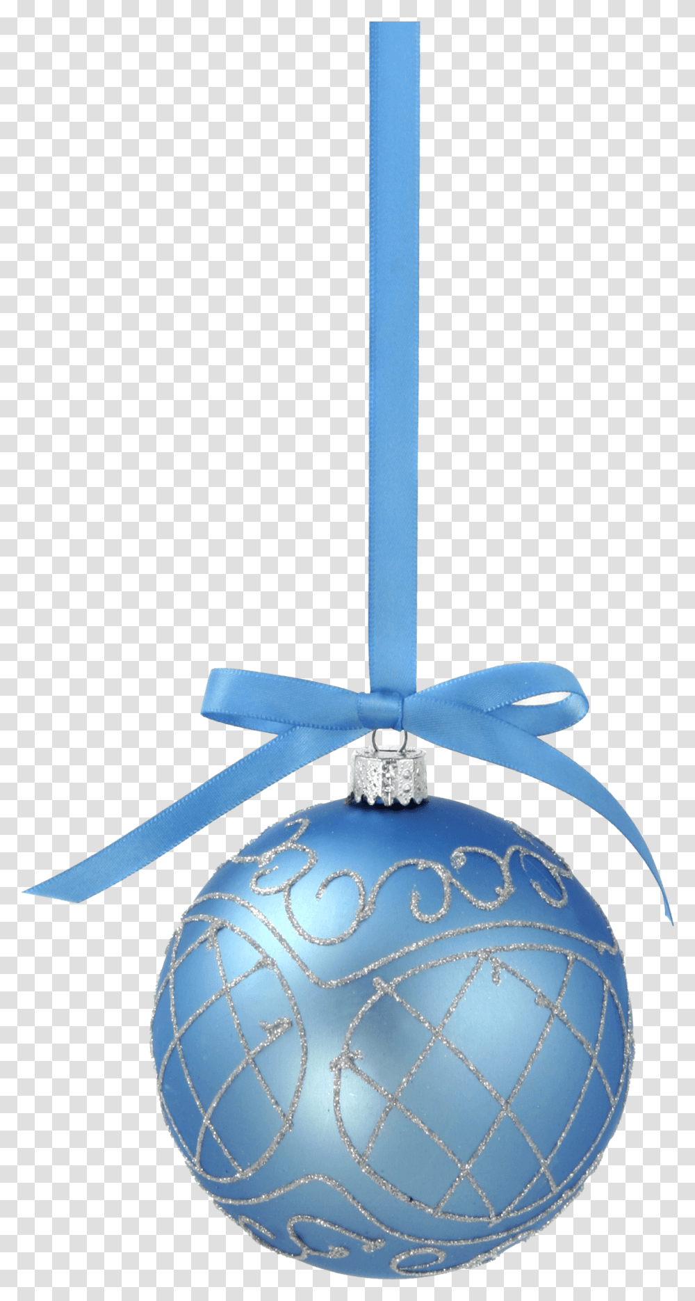 Christmas Blue Ball Stickpng Christmas Ball Blue, Lamp, Ornament Transparent Png