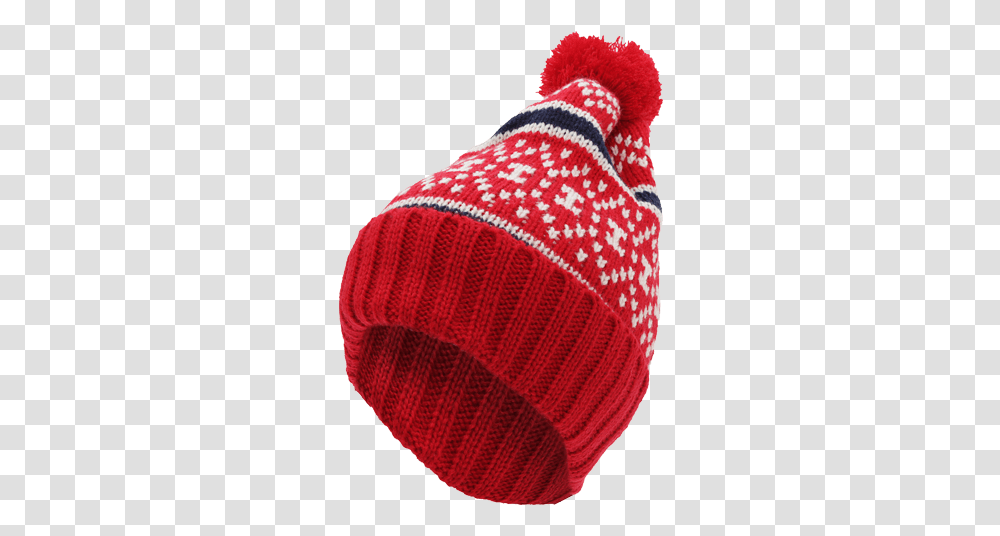 Christmas Bobble Hat Image Free Images Beanie Christmas Hat, Clothing, Knitting, Bonnet, Shoe Transparent Png