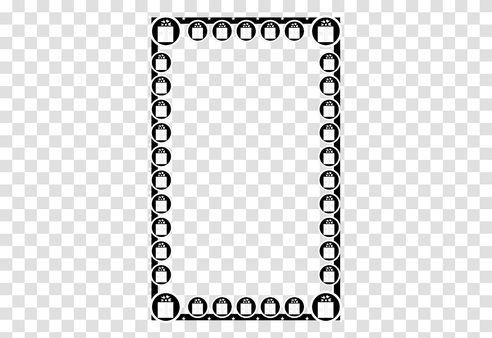 Christmas Border Clipart Black And White Image Clip Art, Number, Alphabet Transparent Png