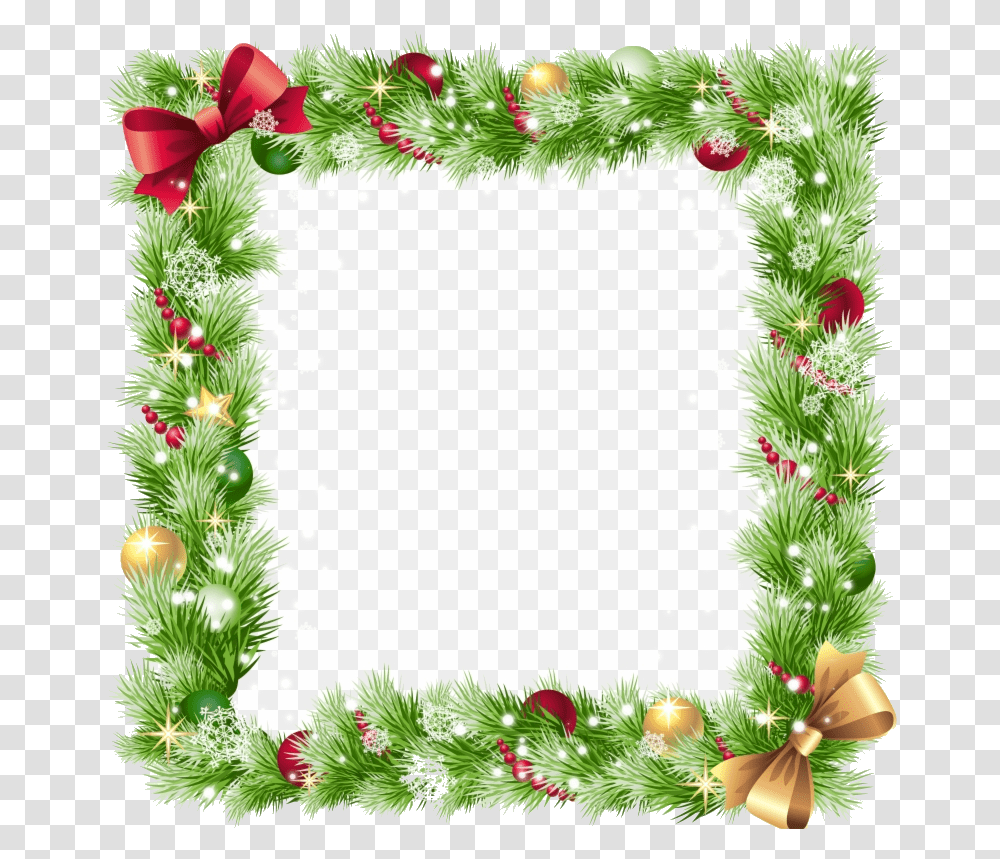 Christmas Border Clipart For Free Download, Plant, Wreath, Purple, Rug Transparent Png