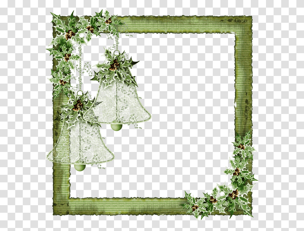 Christmas Border Clipart Green, Plant, Tree, Flower, Furniture Transparent Png