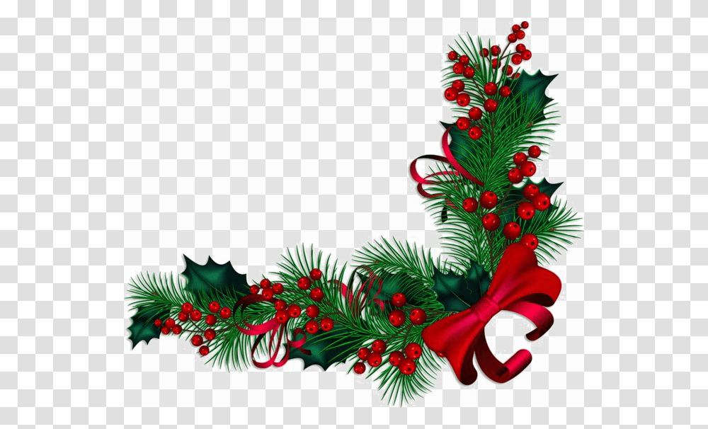 Christmas Border Image Vector Clipart, Floral Design, Pattern, Plant Transparent Png