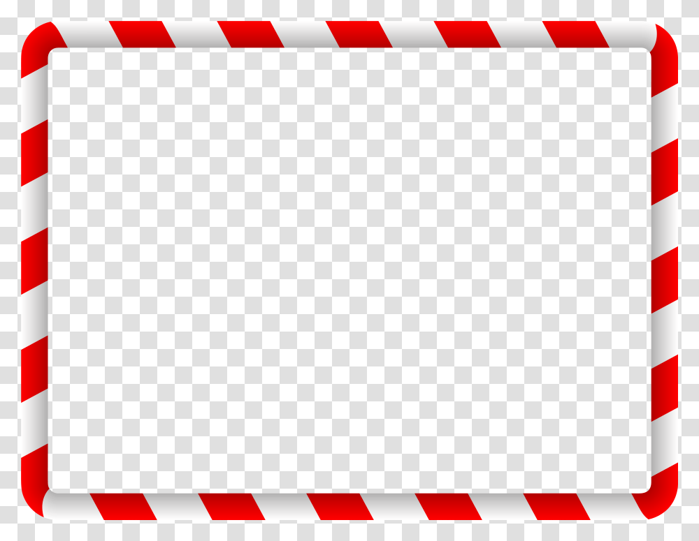 Christmas Border Red Clipart Image, Fence, Barricade Transparent Png