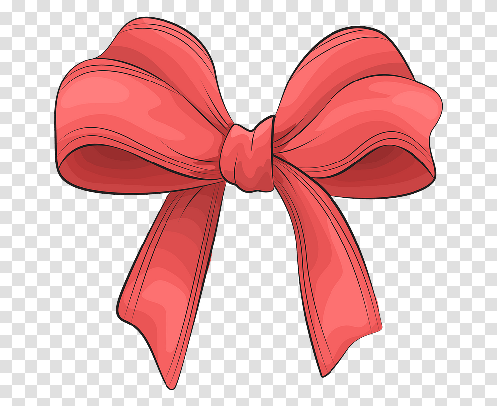 Christmas Bow Decoration Clipart Dibujos De Un Liston, Tie, Accessories, Accessory, Necktie Transparent Png