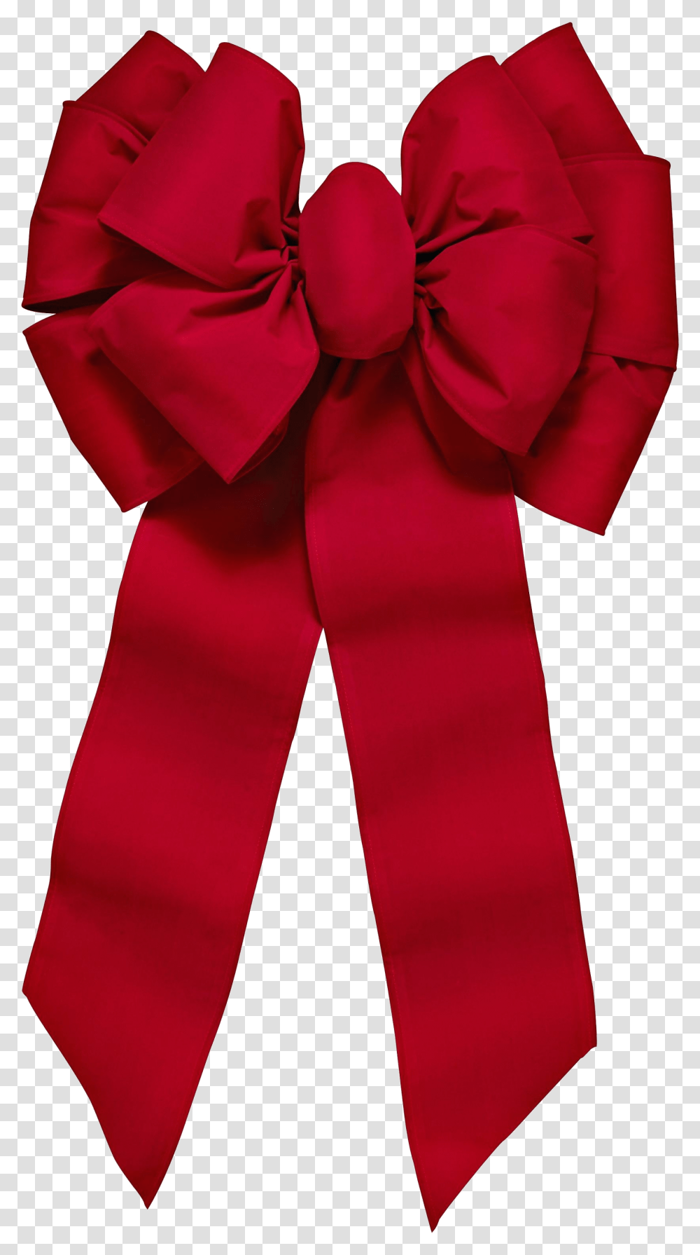 Christmas Bow How To Make Bows For Presents With Ribbon Outdoor Red Bow, Apparel, Tie, Accessories Transparent Png