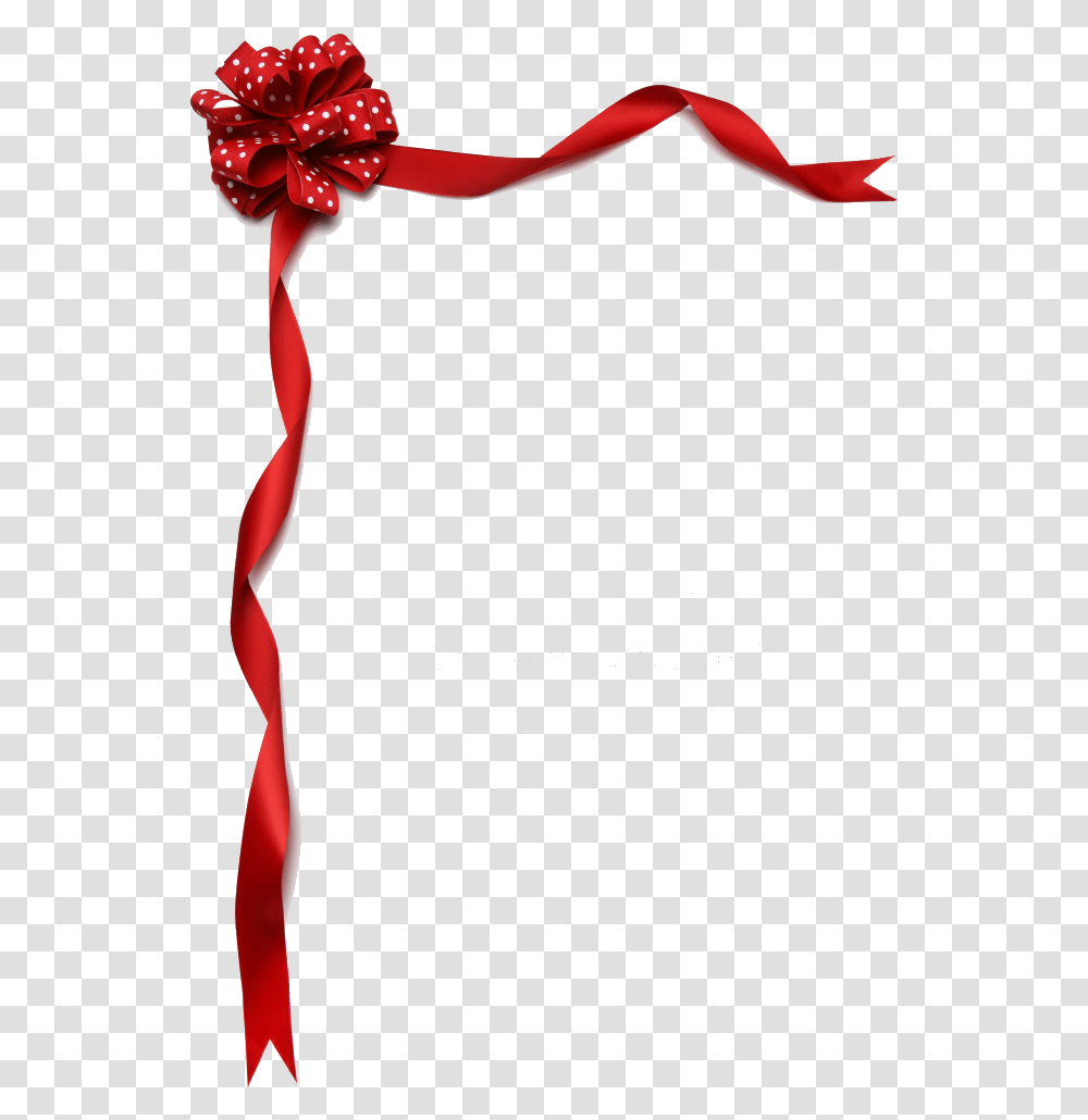 Christmas Bow X Ribbon Border Clip Art Red Ribbon Border Free, Leisure Activities, Dance Pose, Flower, Plant Transparent Png
