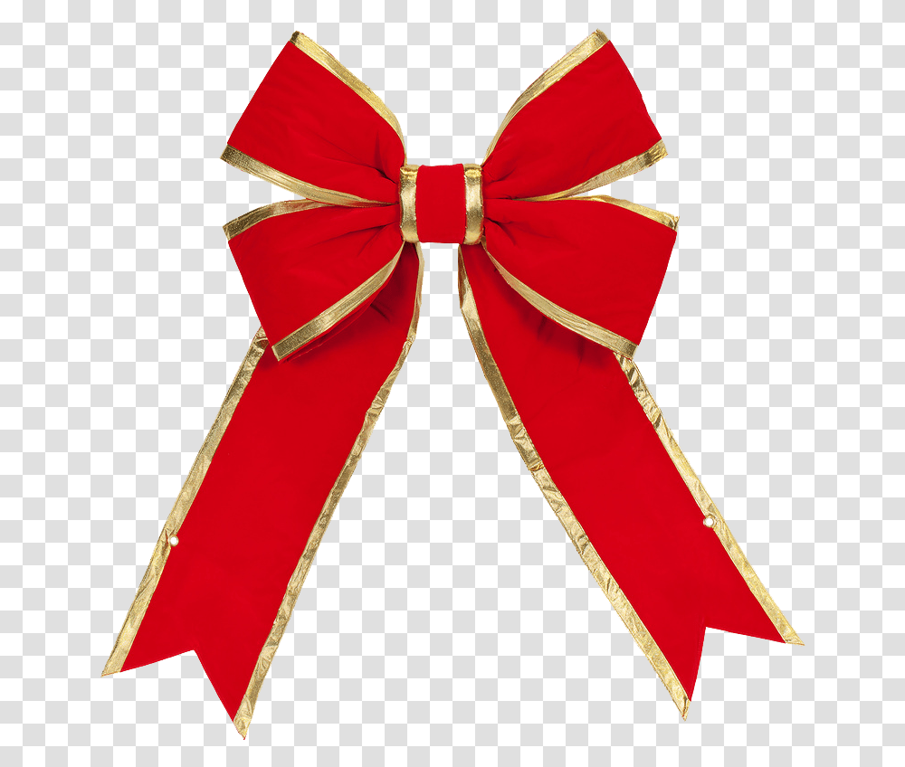 Christmas Bows Gold Red Christmas Bow, Sash, Tie, Accessories, Accessory Transparent Png