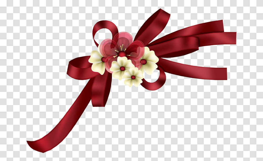 Christmas Bows Ribbon Ribbons Shells Knit Christmas Bows With Ribbons, Plant, Flower, Blossom, Anther Transparent Png