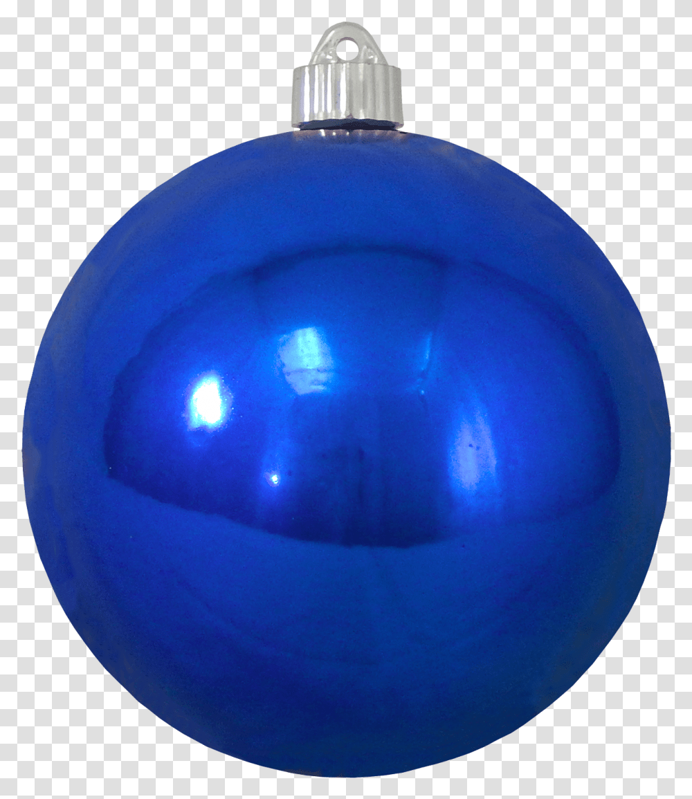 Christmas By Krebs Large Christmas Ornament Shiny Blue Blue Christmas Ornament, Sphere, Lamp, Ball, Bottle Transparent Png