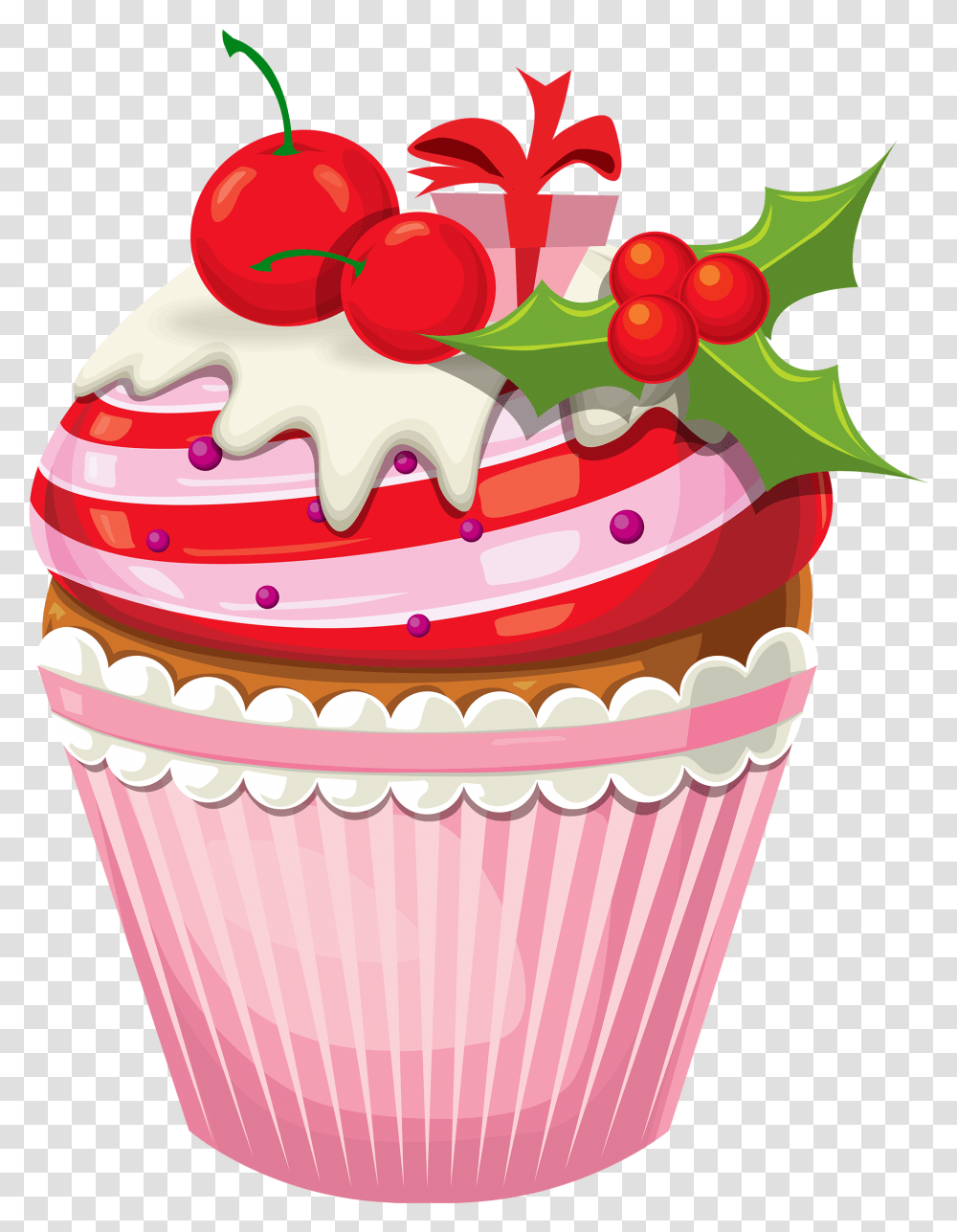 Christmas Cake Clip Art, Cream, Dessert, Food, Birthday Cake Transparent Png