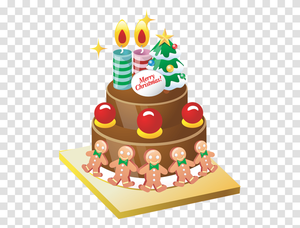 Christmas Cake Clipart Free, Birthday Cake, Dessert, Food, Sweets Transparent Png