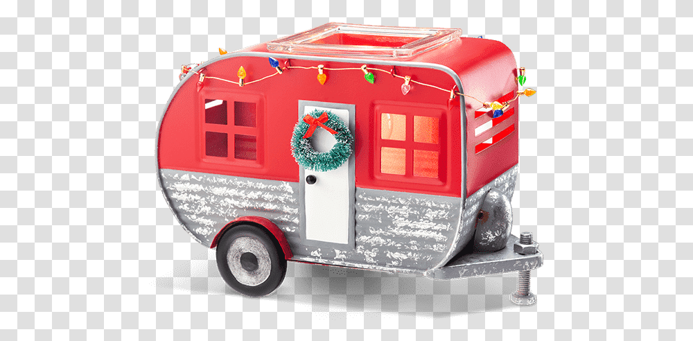 Christmas Camper Scentsy Warmer, Truck, Vehicle, Transportation, Fire Truck Transparent Png