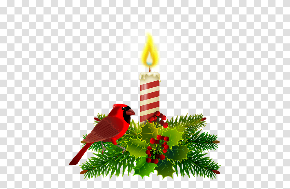 Christmas Candle Santa Nostalgia Christmas Postais De Natal, Bird, Animal Transparent Png