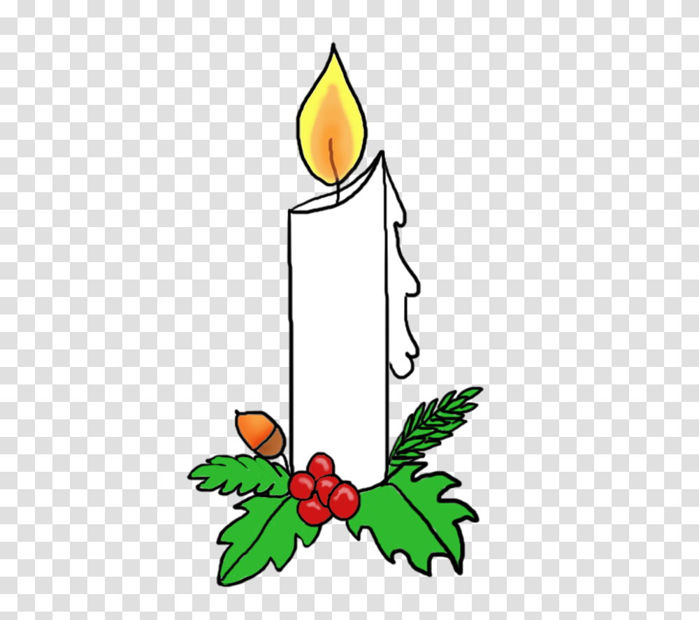 Christmas Candle With Holy White Candle Clip Art Clip Art Advent Candle, Text, Graphics, Plant, Scroll Transparent Png