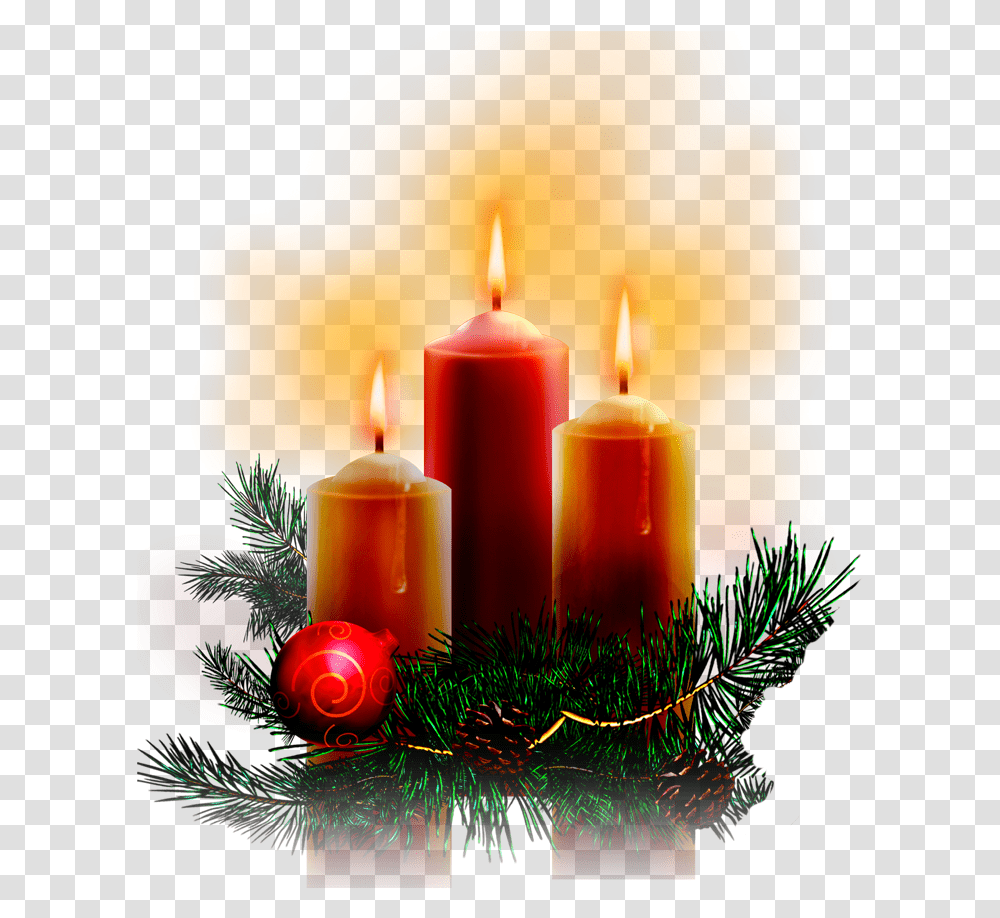 Christmas Candles Candle Ftestickers Tumblr Decor Christmas Candles Transparent Png