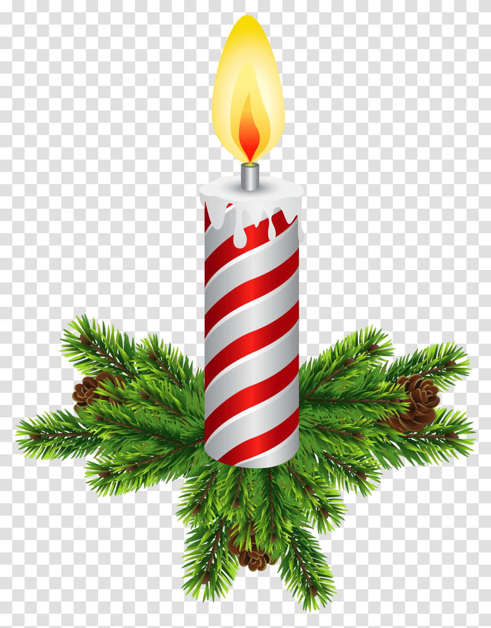 Christmas Candles Clip Art Gallery Transparent Png