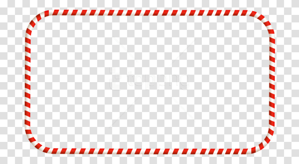 Christmas Candy Frame Candy Cane Frame, Leisure Activities, Circus, Clock, Airmail Transparent Png