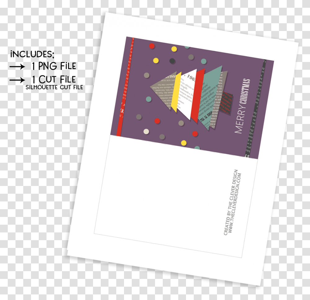 Christmas Card The Clever Design Paper, Flyer, Poster, Advertisement, Brochure Transparent Png