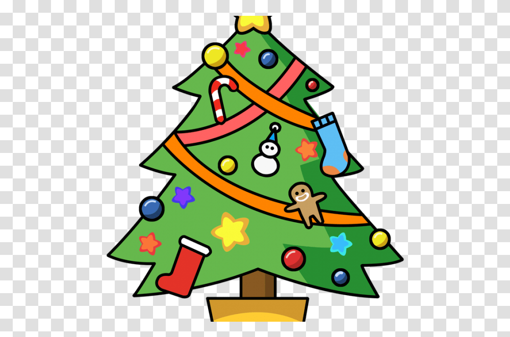 Christmas Cardinals Clipart Christmas Tree Cartoon Clipart, Plant, Ornament, Star Symbol Transparent Png