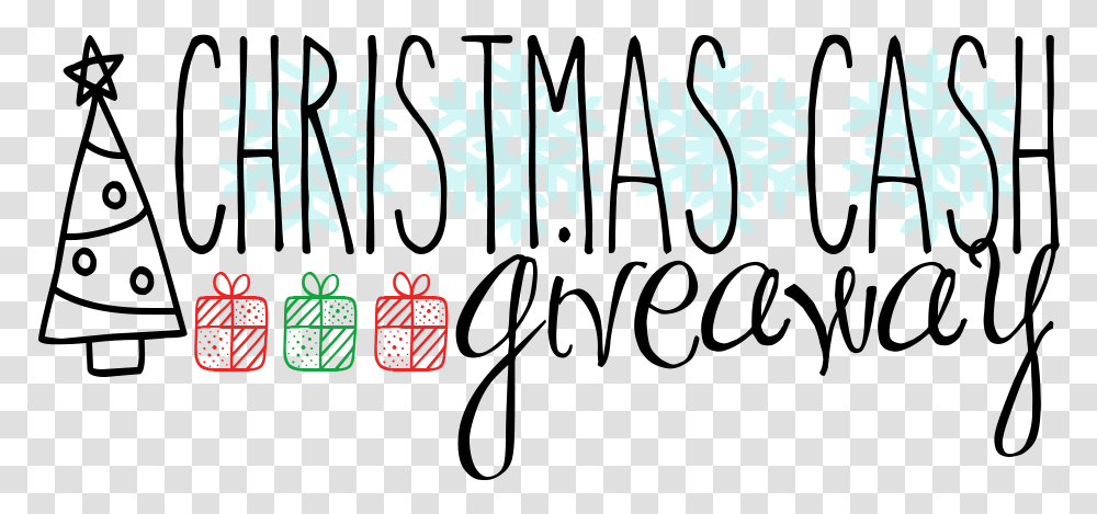 Christmas Cash Giveaway, Snowflake Transparent Png