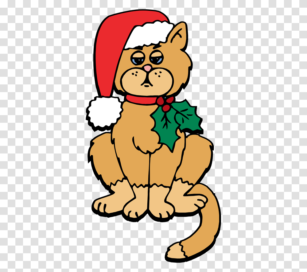 Christmas Cat Clip Art, Elf, Animal, Mammal, Toy Transparent Png