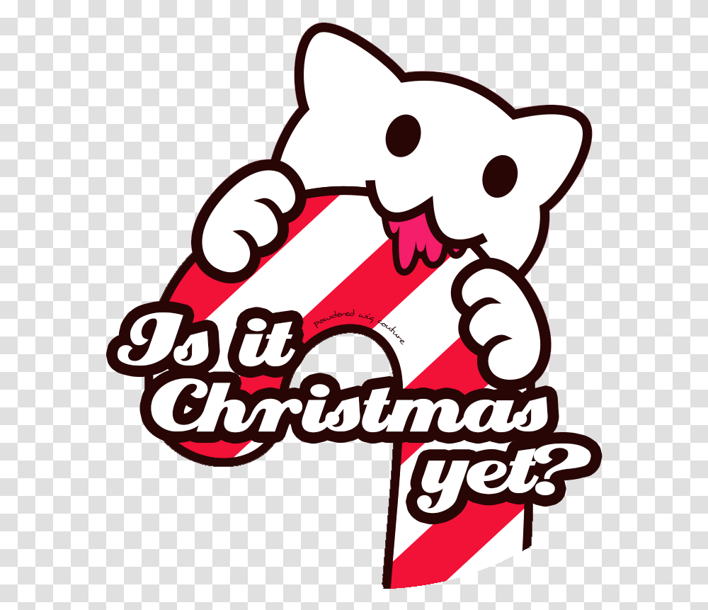 Christmas Cat No Background Cartoon, Mammal, Animal, Wildlife, Label Transparent Png