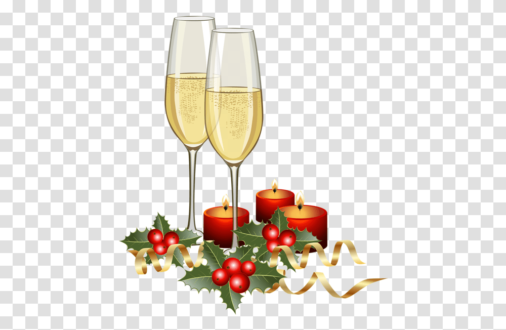 Christmas Champagne Clipart, Glass, Wine Glass, Alcohol, Beverage Transparent Png