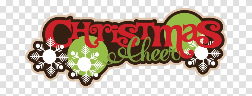 Christmas Cheer Svg File For Christmas Cheer, Text, Graphics, Art, Floral Design Transparent Png