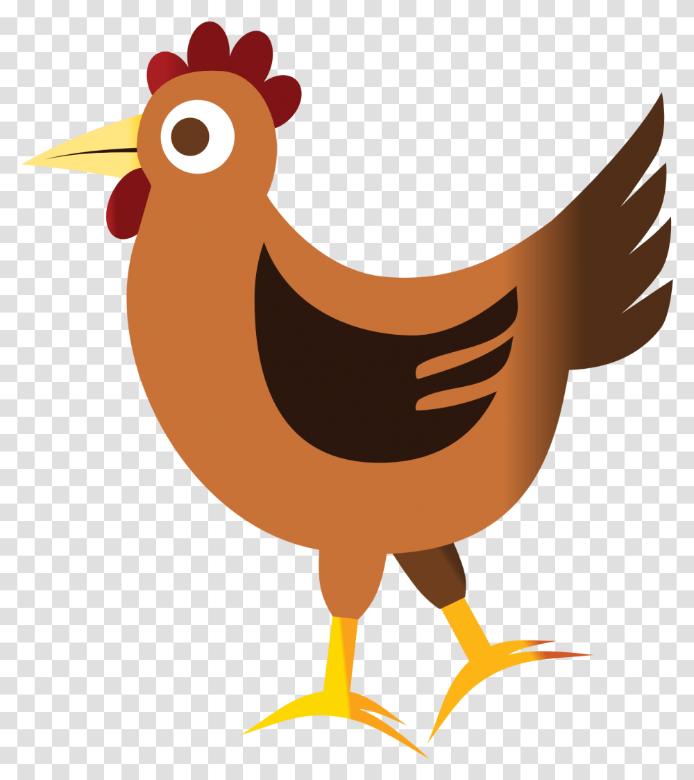 Christmas Chicken Picture Files Background Cartoon Chicken, Bird, Animal, Fowl, Poultry Transparent Png