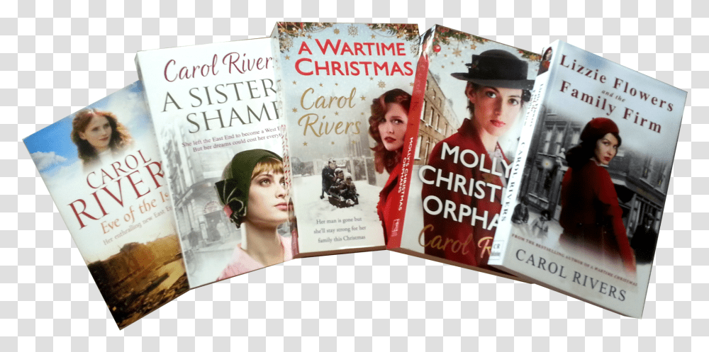 Christmas Child 5 Paperbacks Prizes In Book Cover, Person, Human, Hat, Clothing Transparent Png