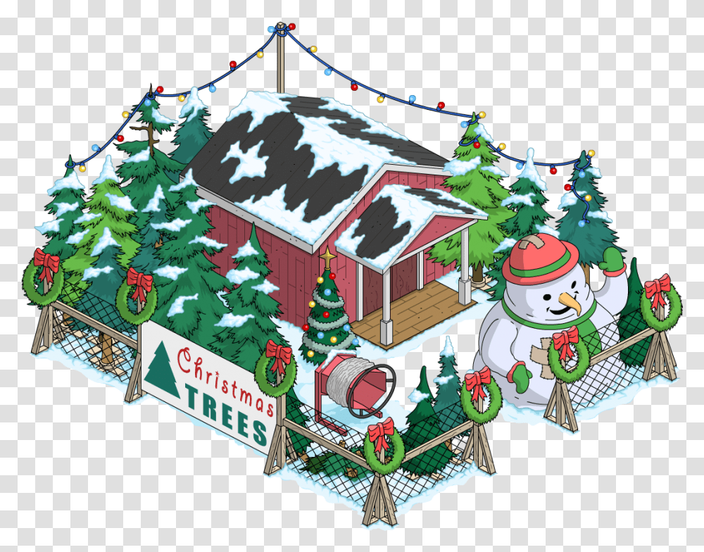 Christmas Chimney Simpsons Tapped Out Christmas Tree Farm, Nature, Outdoors, Cookie, Food Transparent Png