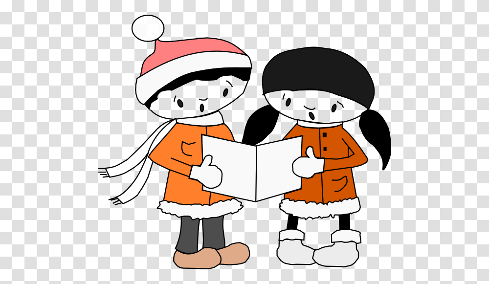 Christmas Choir Clip Art, Reading, Girl, Female, Snowman Transparent Png