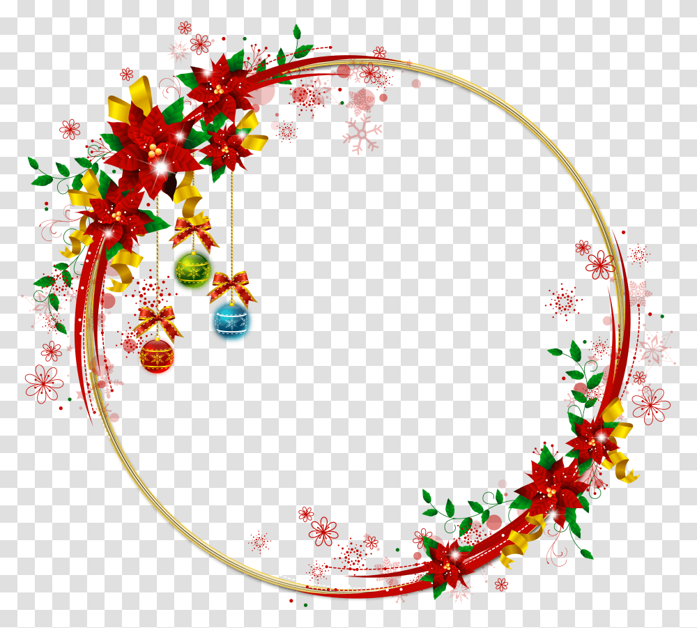 Christmas Circle Border Happy New Year Special Transparent Png