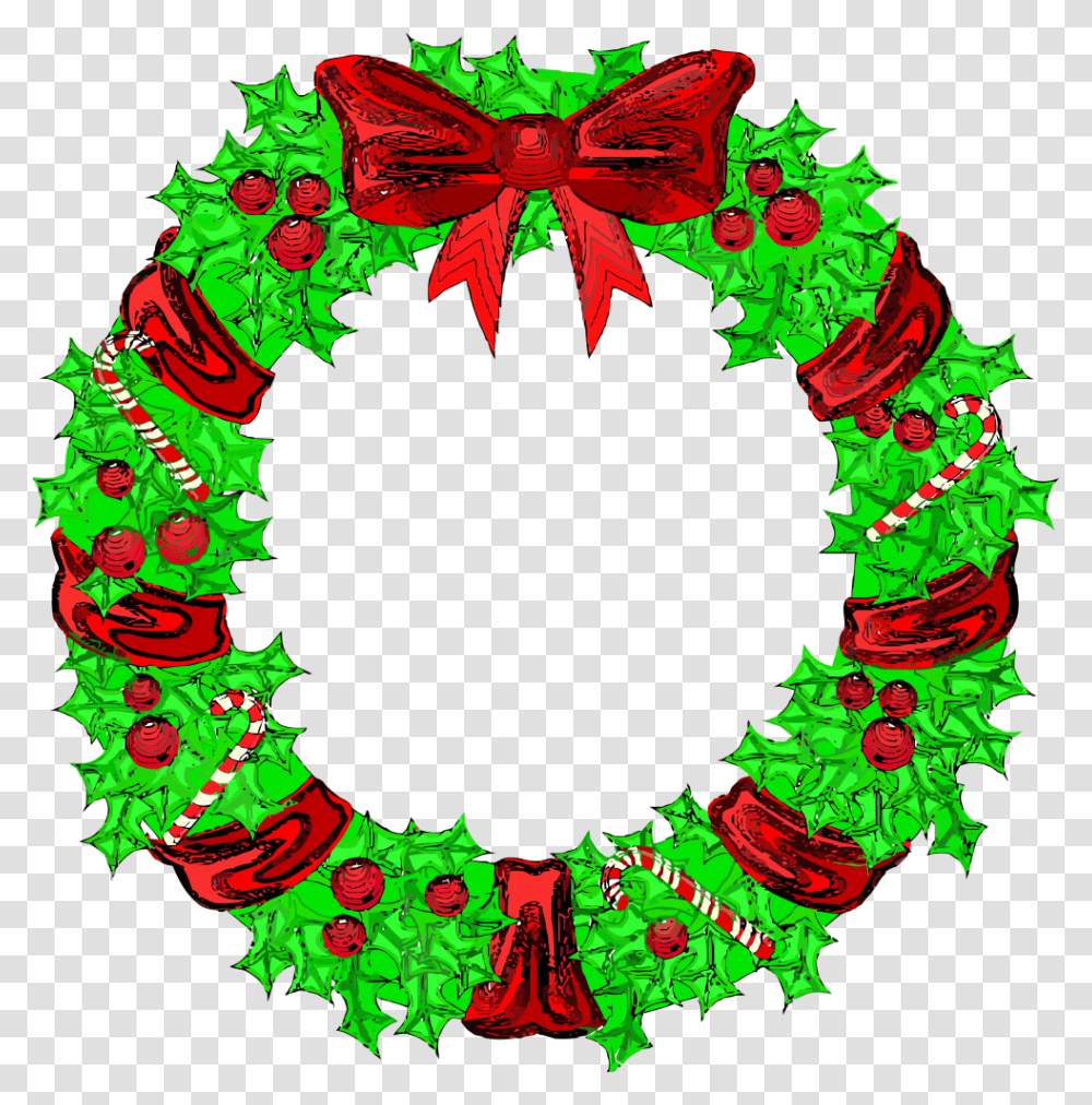 Christmas Circle Ribbon Clipart Wreath Meaning In Hindi, Person, Human Transparent Png