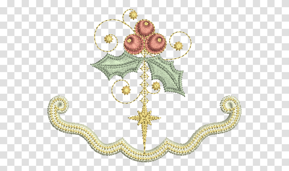 Christmas Circular Holly Border Embroidery Motif 21 Decorative, Pattern, Floral Design, Graphics, Art Transparent Png