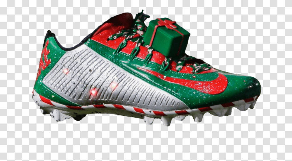 Christmas Cleats Imgur Soccer Cleat, Clothing, Apparel, Shoe, Footwear Transparent Png