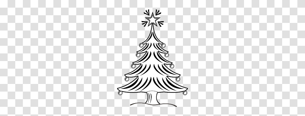 Christmas Clip Art Black And White, Plant, Tree, Ornament, Wedding Cake Transparent Png