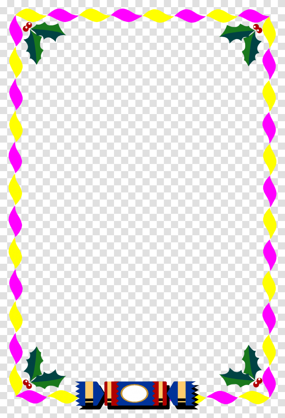 Christmas Clip Art Borders Free, Triangle, Purple, Pattern Transparent Png