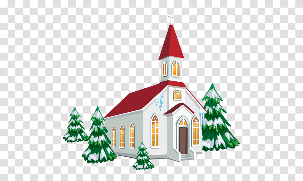 Christmas Clip Art Church, Tree, Plant, Christmas Tree, Ornament Transparent Png