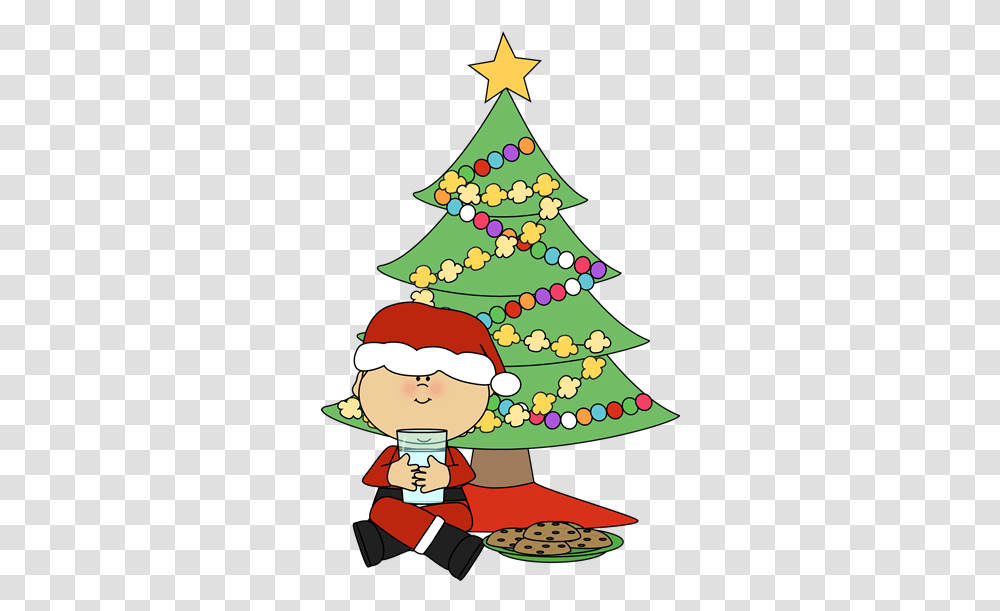 Christmas Clip Art Santa And Christmas Tree Clipart, Plant, Ornament, Star Symbol Transparent Png