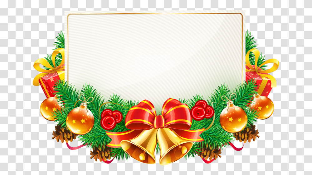 Christmas Clip Art Wreath Borders Download 800600 Christmas Border Design, Graphics, Floral Design, Pattern, Mail Transparent Png