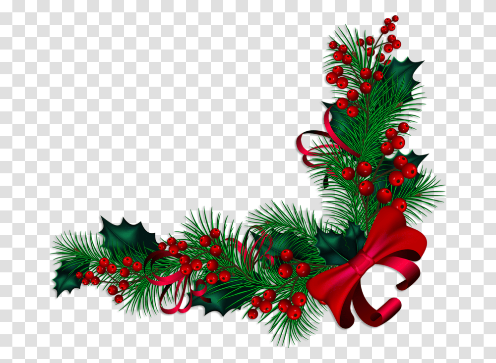 Christmas Clipart Border Christmas, Ornament, Pattern, Graphics, Floral Design Transparent Png