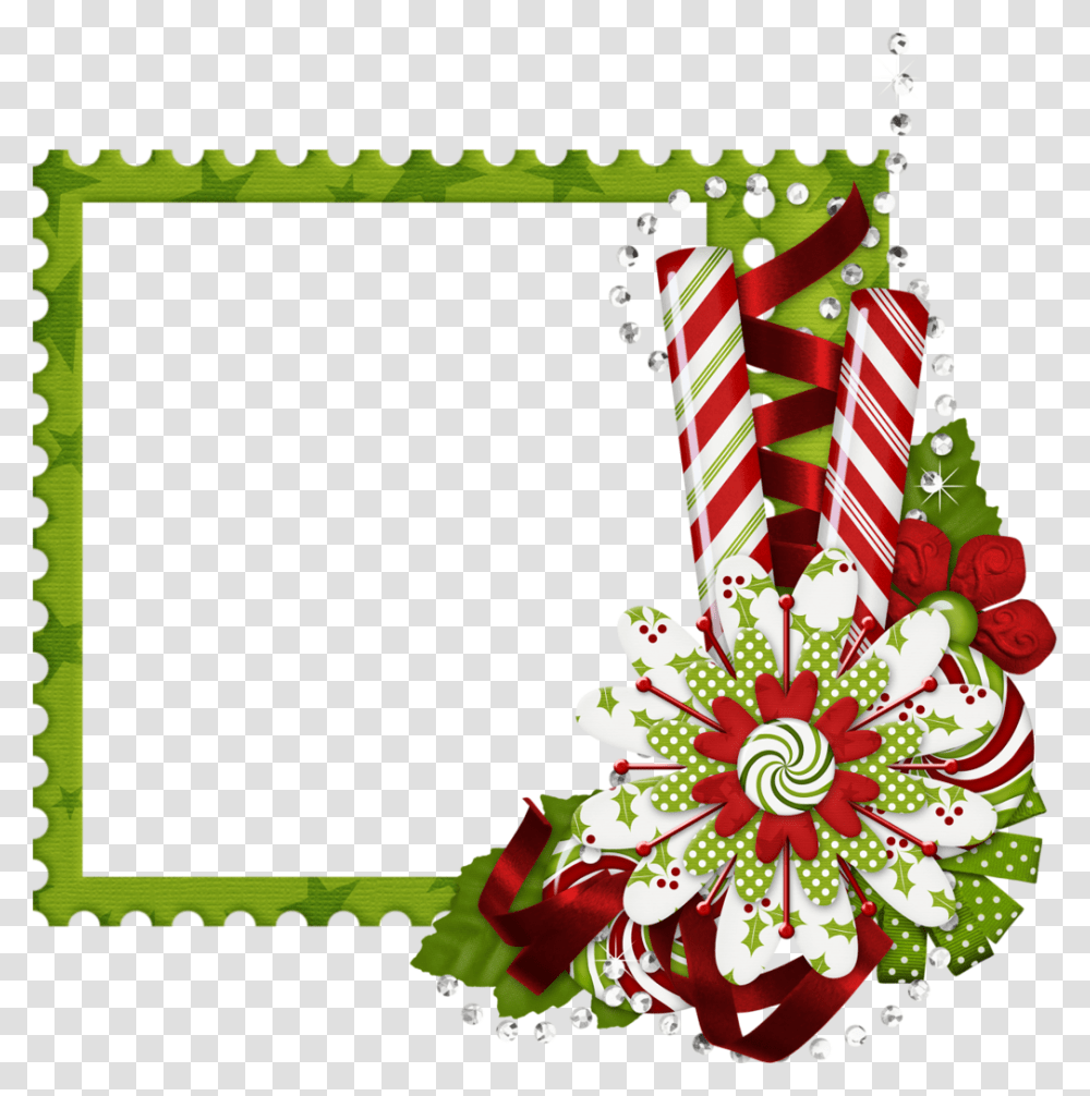 Christmas Clipart Border, Floral Design, Pattern, Ornament Transparent Png